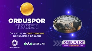 Orduspor'a Token'den sponsor Destek