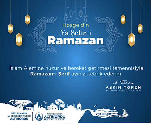 Tören:Ramazan-ı Şerif ayını tebrik etti