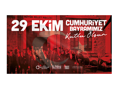 29 Ekim Cumhuriyet bayramı kutlu olsun