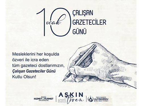 Tören: Çalışan Gazeteciler günün kutlu olsun