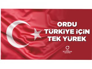 Ordu için Türkiye için tek yürek