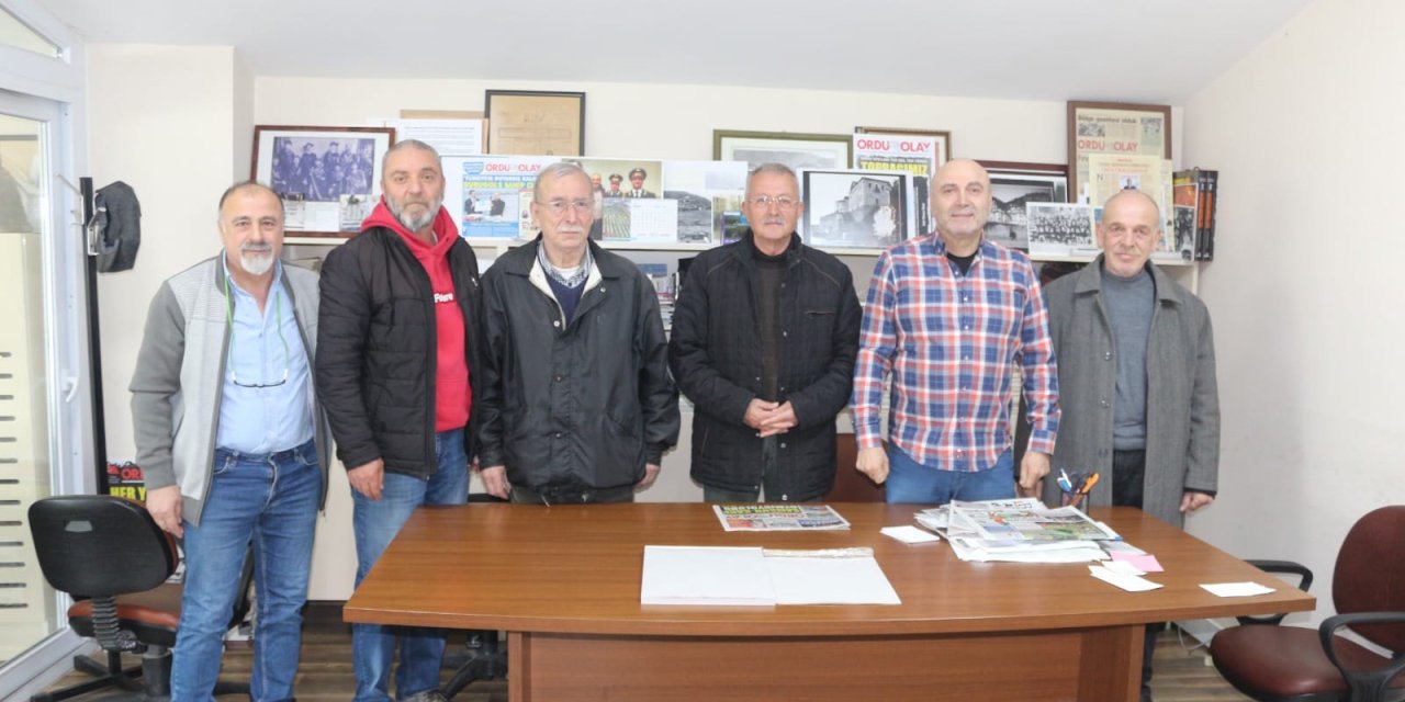 Yeşil Sol Parti Ordu il temsilcilerinden Ordu Olay Gazetesi'ne ziyaret.