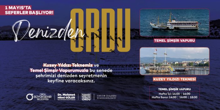 1 Mayıs’ta başlayacak seferlerde sende yerini al !