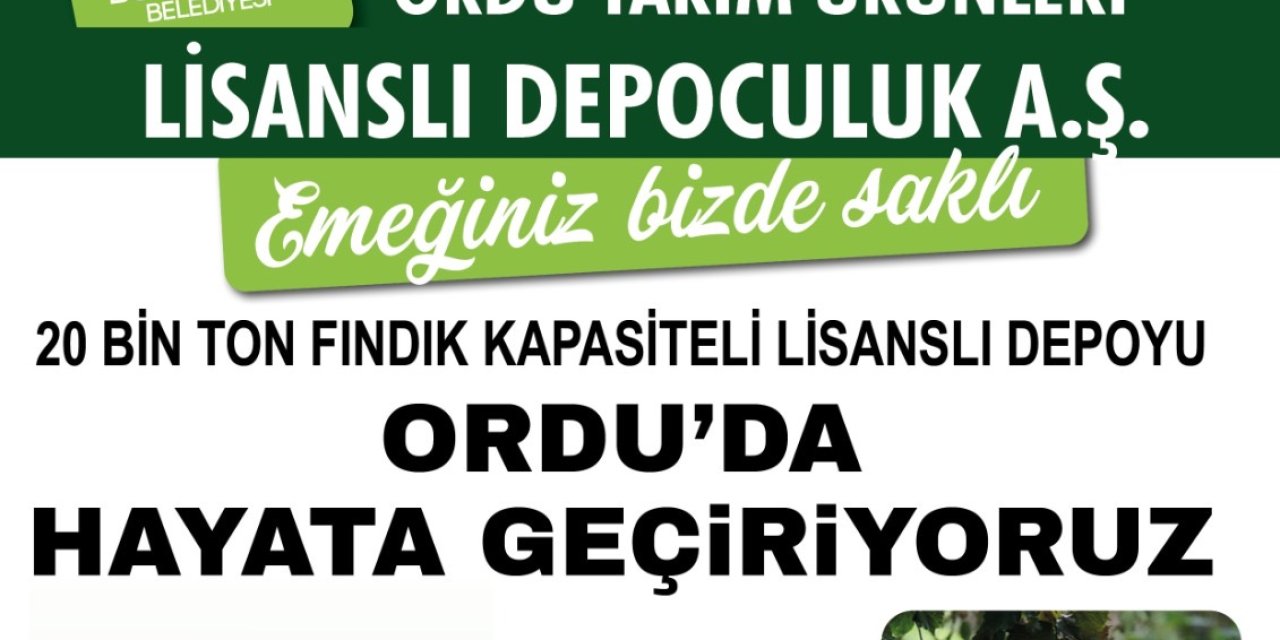BAŞKAN GÜLER: “FINDIKTA ARTIK YABANCILARIN ELİNDE OYUNCAK OLMAKTAN KURTULACAĞIZ”