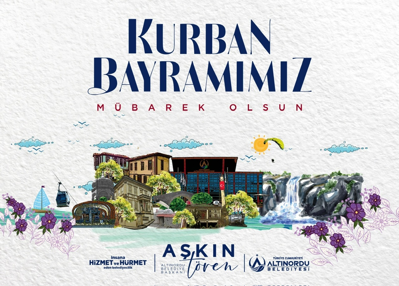 ALTINORDU BELEDİYE BAŞKANI AŞKIN TÖRENDEN KURBAN BAYRAMI MESAJI