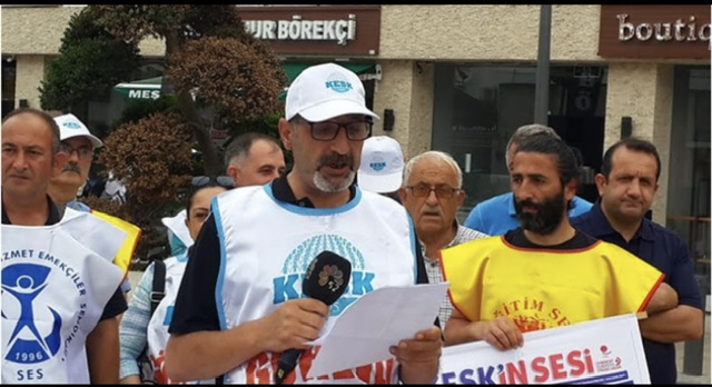 GREVLİ TİS HAKKI, GERÇEK TOPLU SÖZLEŞME, DEMOKRATİK ÇALIŞMA YAŞAMI İÇİN;BUGÜN İŞ BIRAKARAK İŞYERLERİ ÖNÜNDE, ALANLARDA, MEYDANL