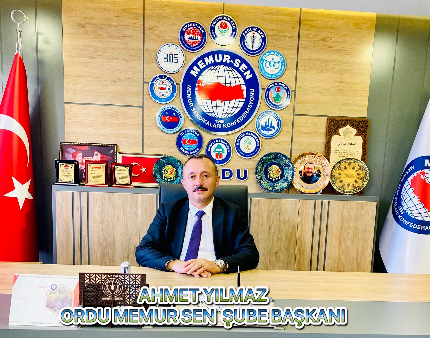 MEMUR-SEN ORDU ŞUBE BAŞKANI AHMET YILMAZ,  “KAMU GÖREVLİLERİNE VE EMEKLİLERİNE İYİLEŞTİRME YAPILMALIDIR”