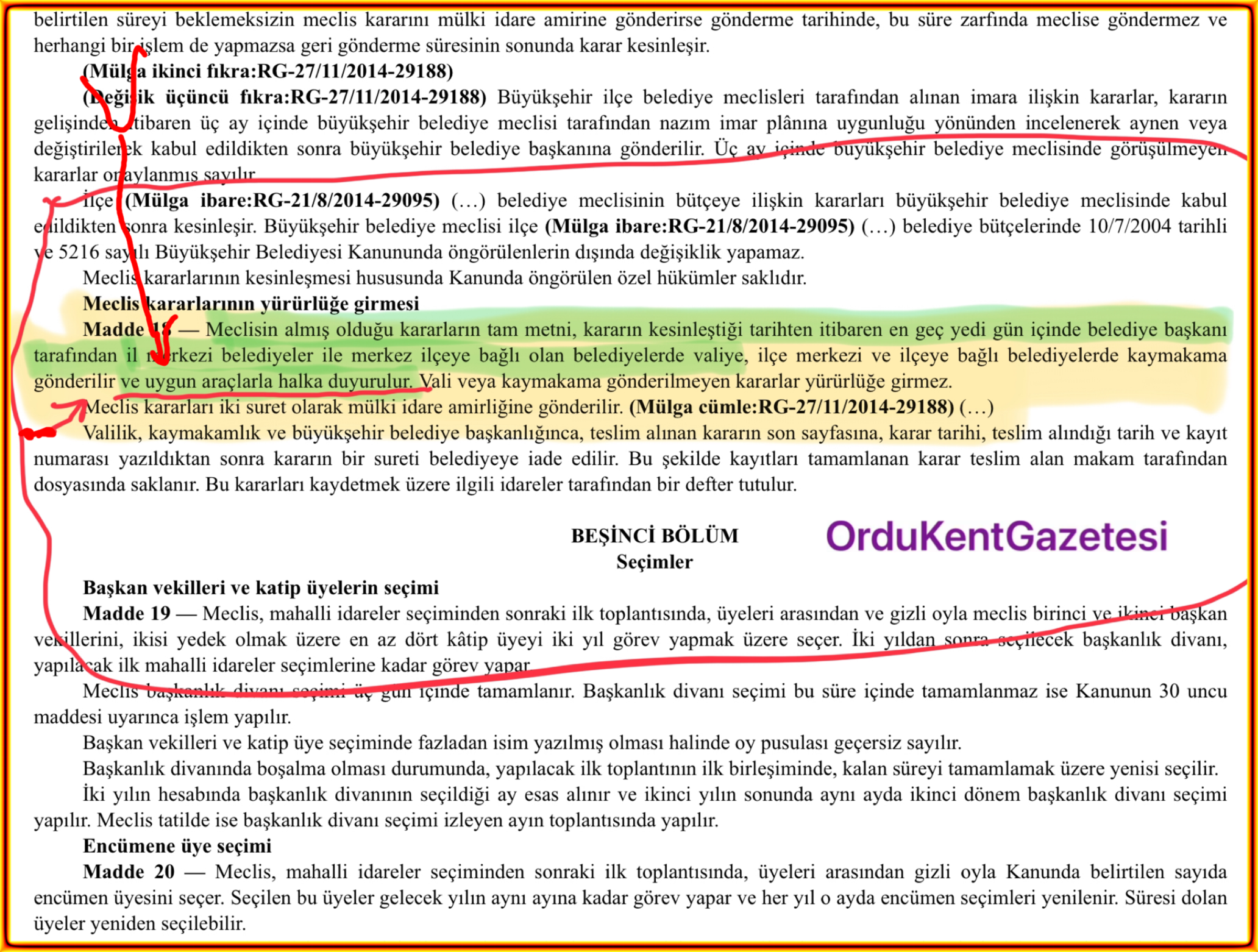 Altınordu Belediye Meclisi üyeleri: bu suça ortak olmayın