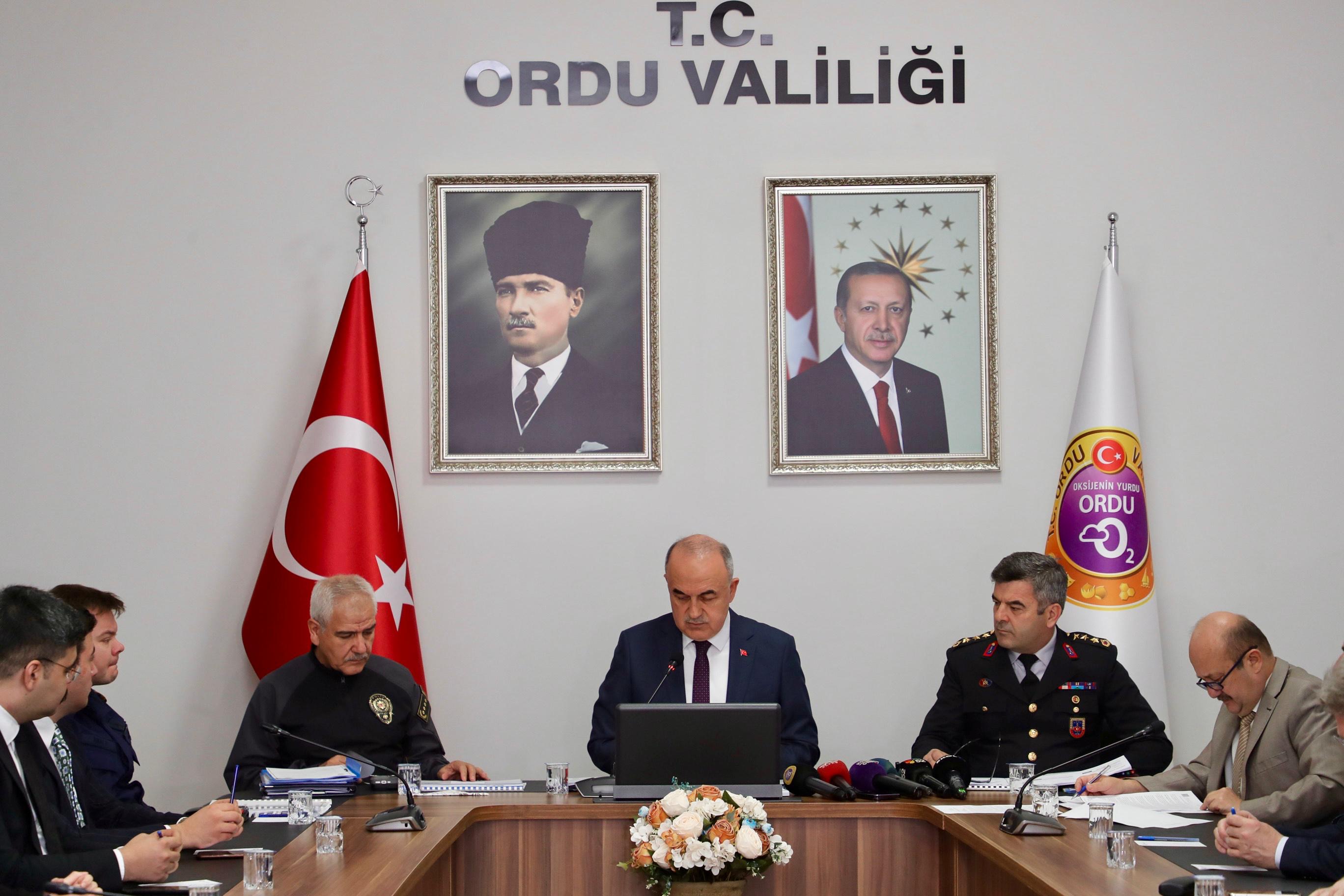 Vali Erol,  Güvenlik, Asayiş ve Trafik Verilerini Paylaştı