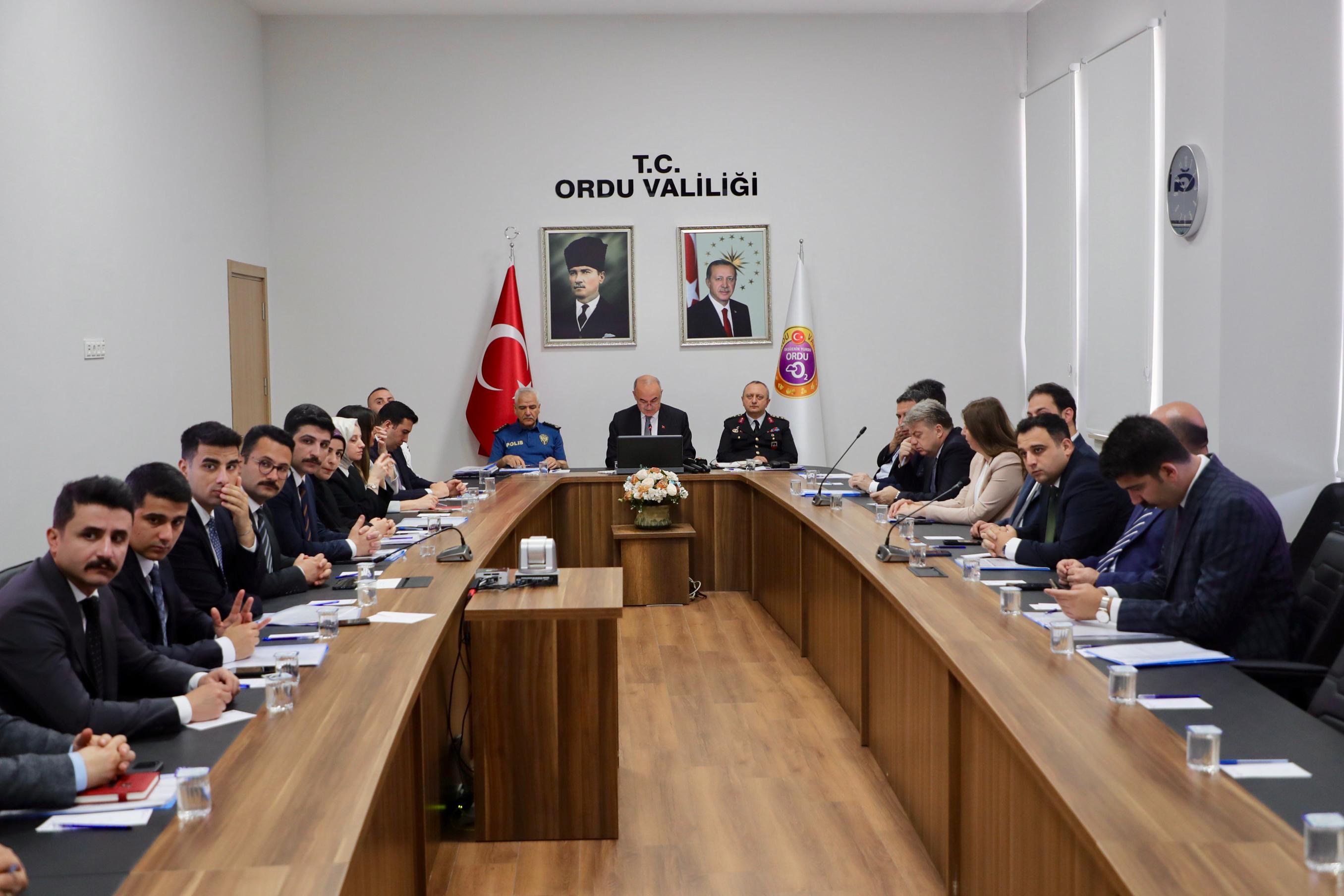 ORDU'DA 5 AYLIK AŞAYİŞ DURUMU AÇIKLANDI