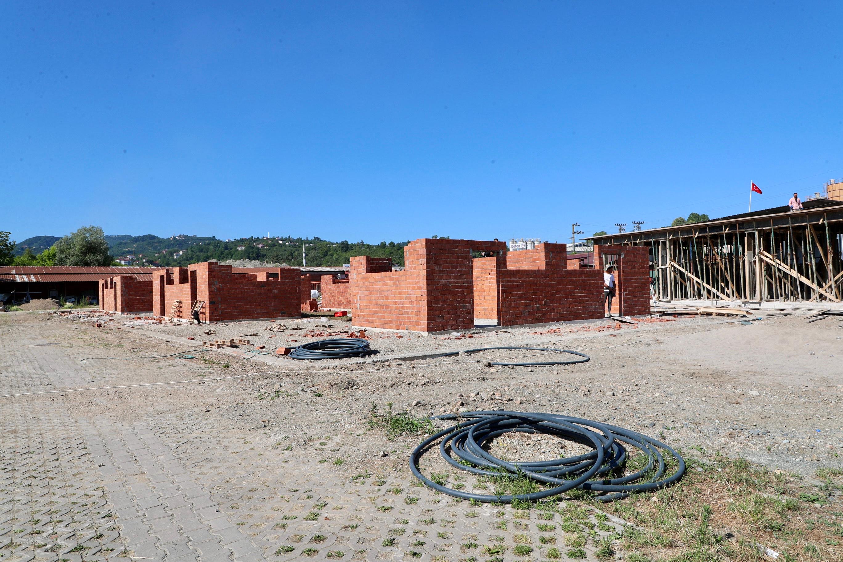 Ordu ve ilçelerinde  HAYVAN  HAPİSHANELERİNİN YAPIMI DEVAM EDIYOR