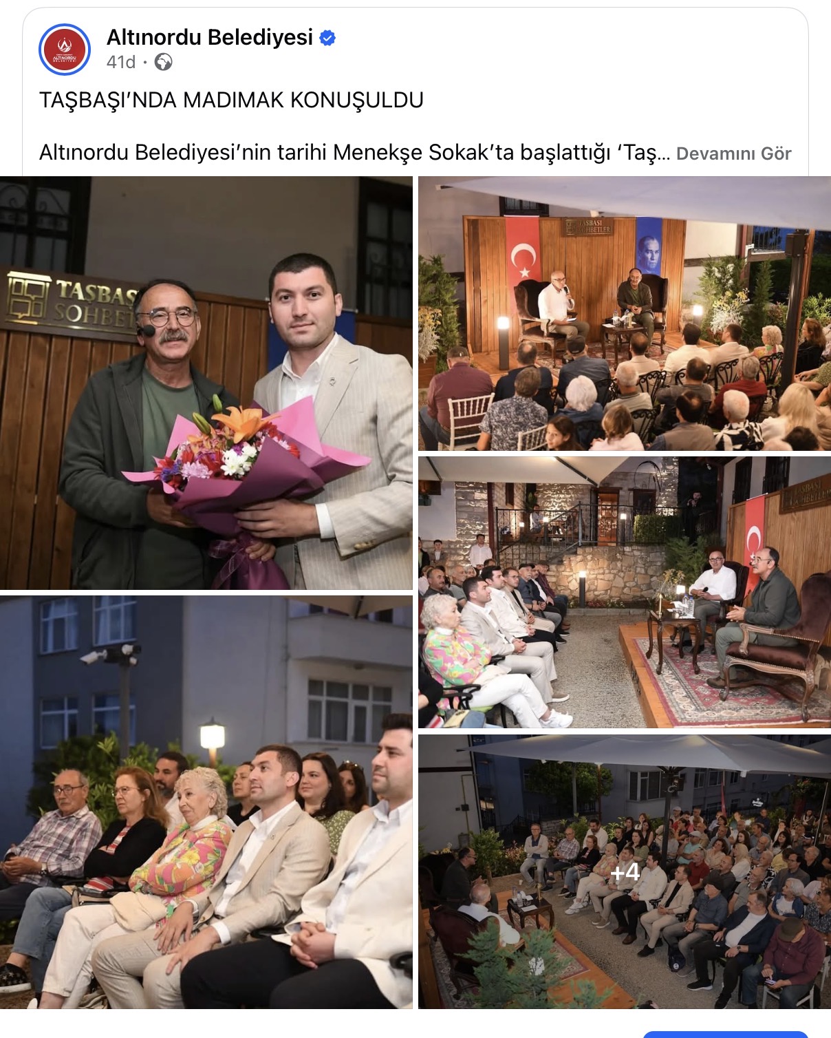 SEN BEN BIR DE BIZIM OĞLAN GÖRÜNTÜSÜ ILE BELEDIYE KÜLTÜR ÇALIŞMASI YAPIYORMUŞ !...