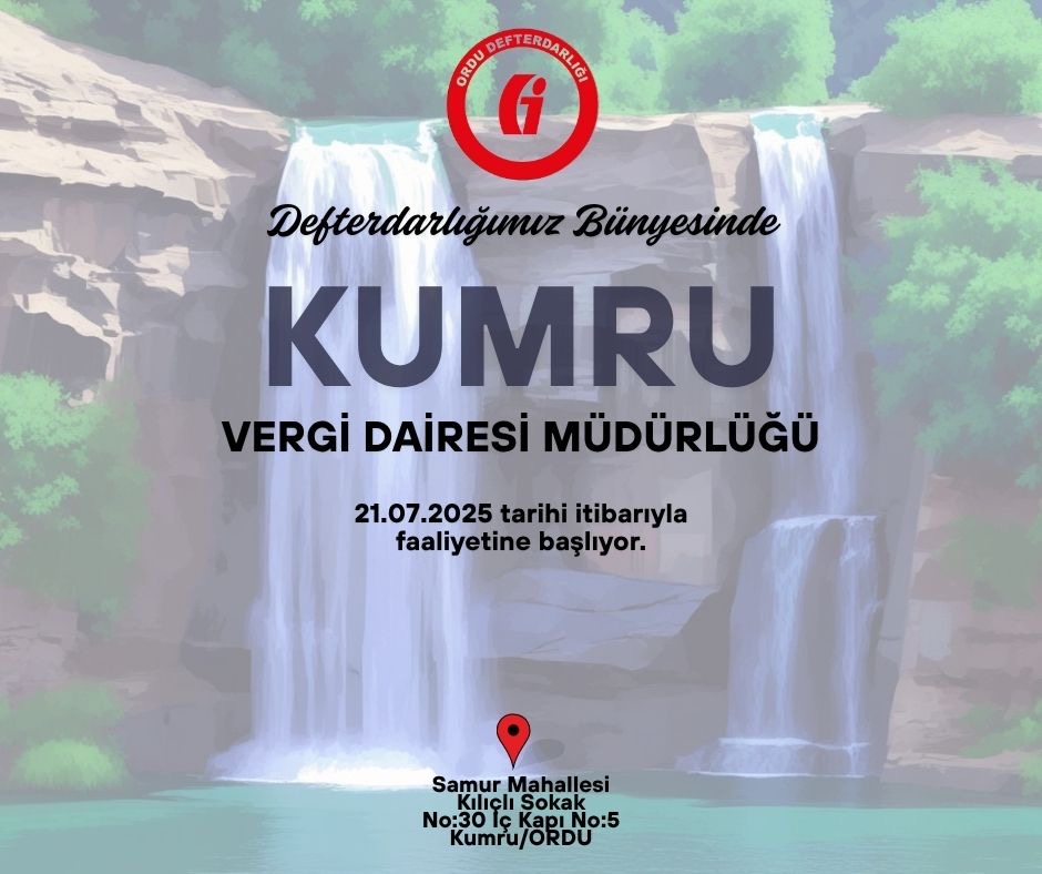 ORDU'NUN  İLÇELERİNDE    VERGİ DAİRESİ MÜDÜRLÜĞÜ SAYISI ARTIYOR