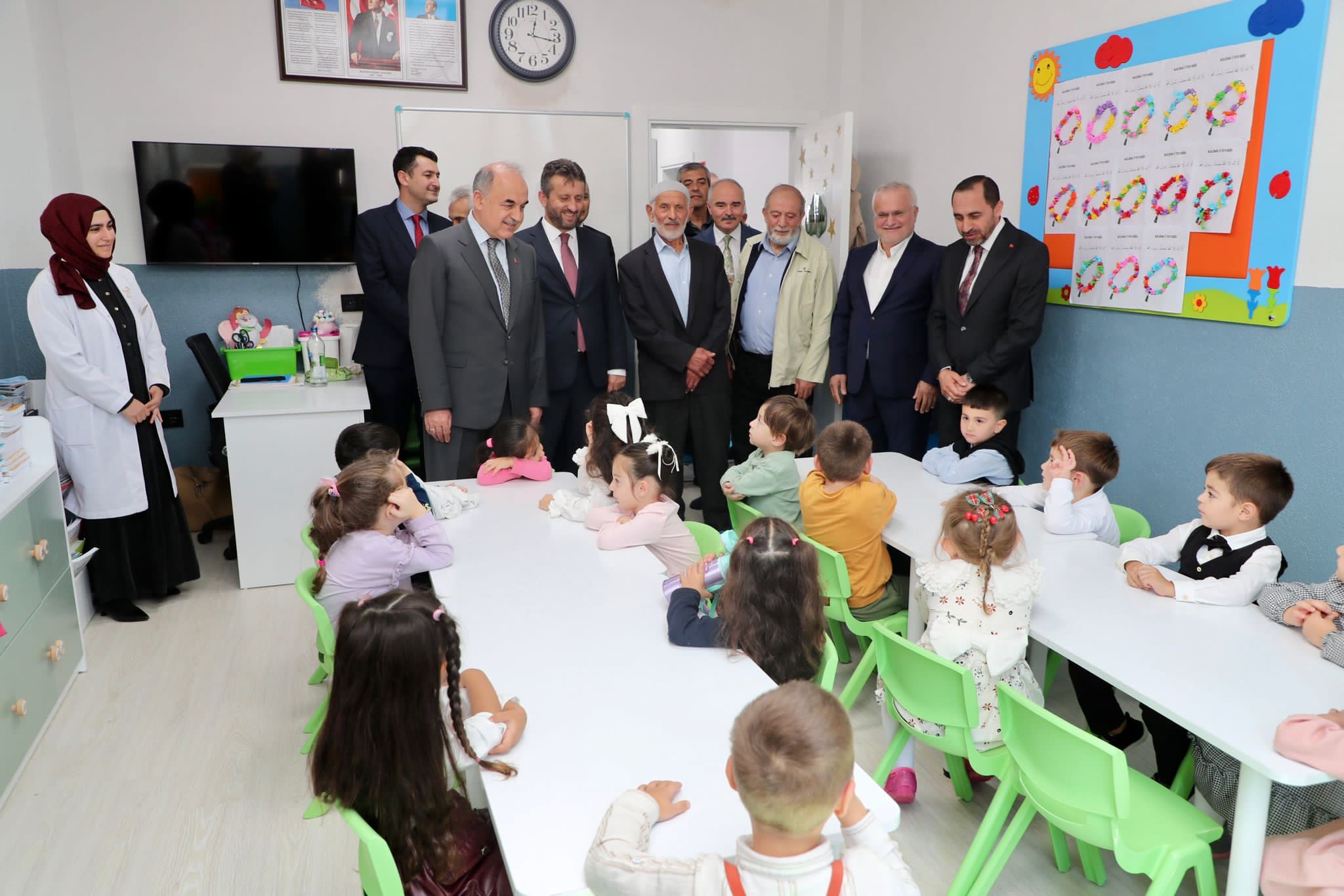 VALİ EROL, 4-6 YAŞ KUR’AN KURSU  AÇILIŞ PROGRAMINA KATILDI