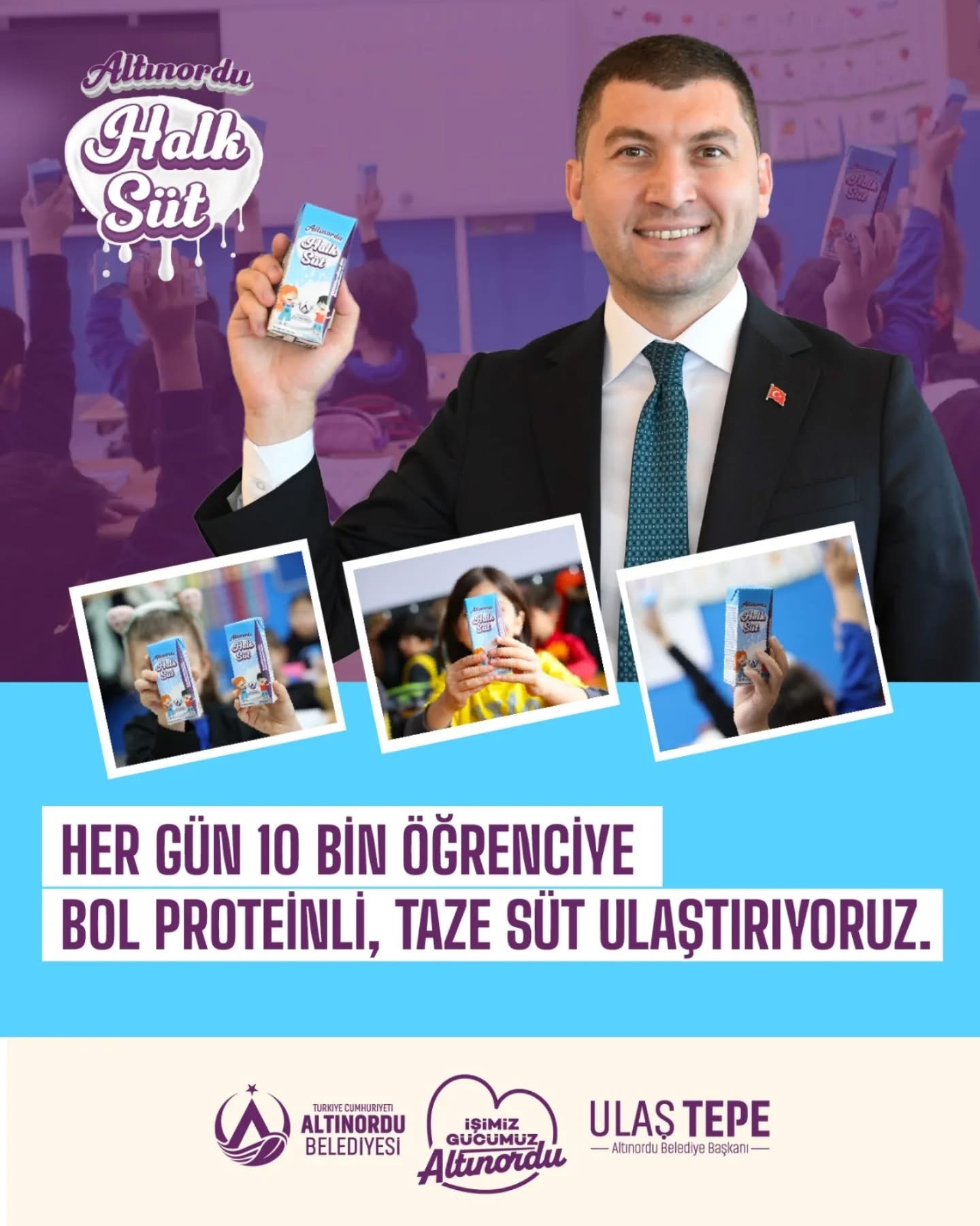 ÇOCUK MU KANDIRIYORSUNUZ!?  10.000 öğrenciye her sabah süt dağıtmak içinKaç Araç,   kaç personel kullandığını aciklasana!?