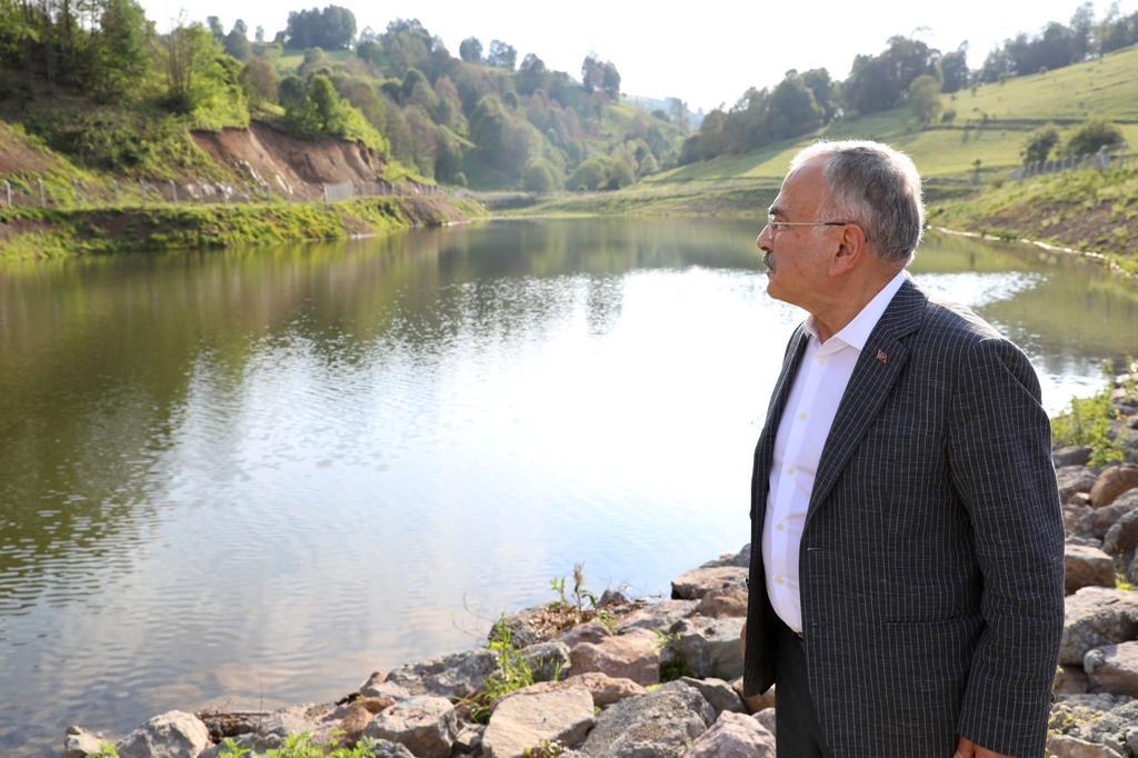 BAŞKAN  GÜLER: “68 GÖLET ÇALIŞMASINI TAMAMLADIK. YAPILAN BU GÖLETLERLE İLÇELERİMİZDEKİ İÇME SUYU SIKINTISINI EN AZA İNDİREC