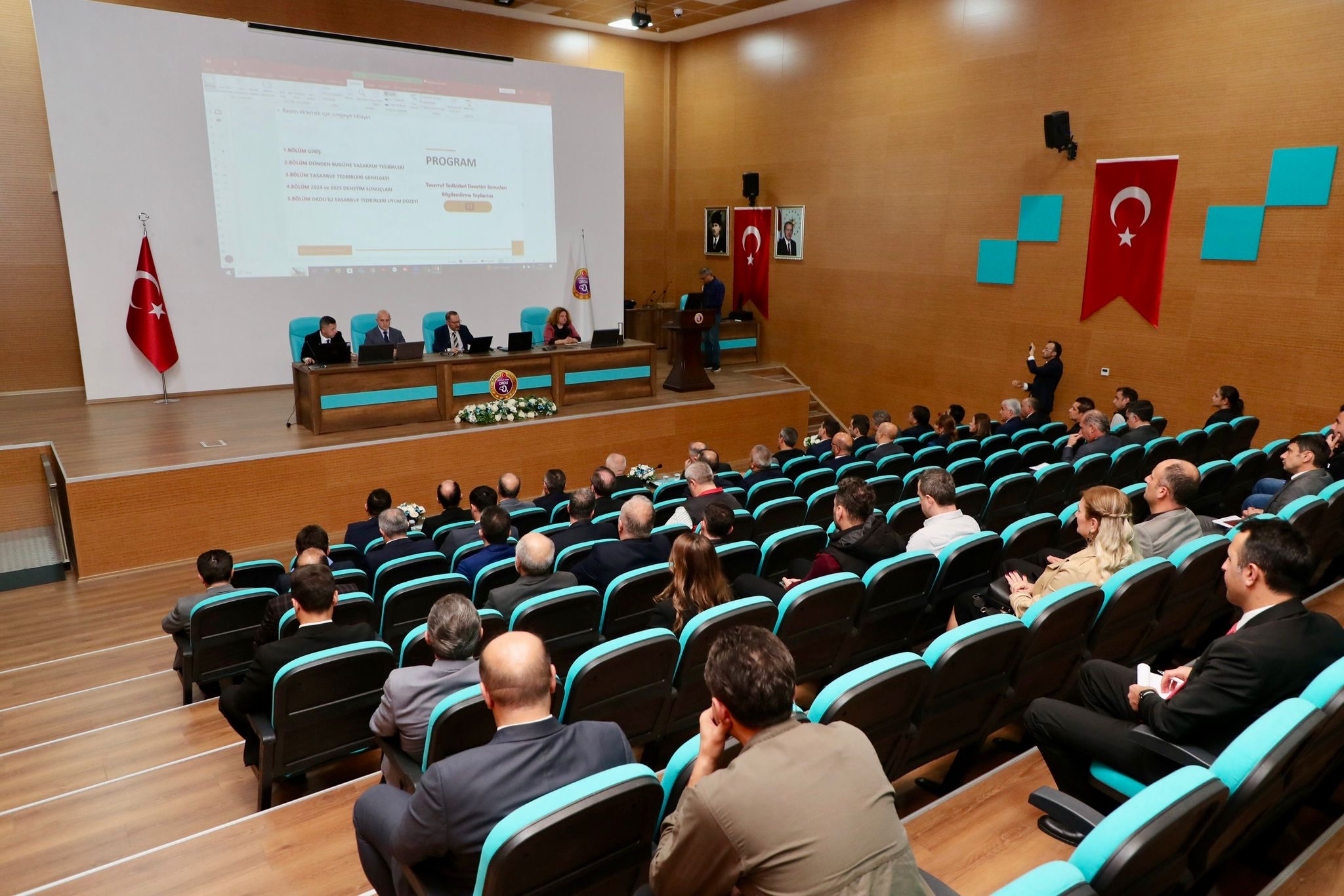 TASARRUF TEDBİRLERİ DENETİM SONUÇLARI BİLGİLENDİRME TOPLANTISI YAPILDI