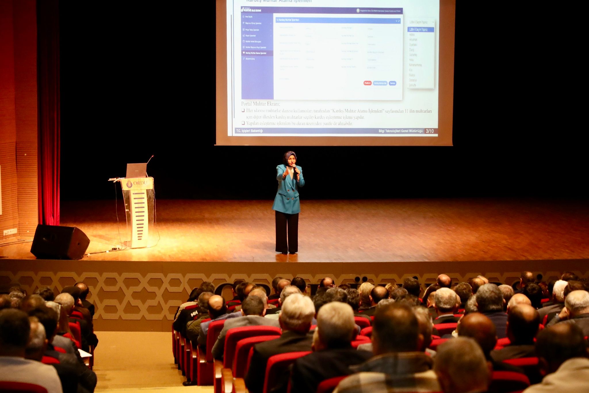 ORDU’DA MUHTARLAR AKADEMİSİ EĞİTİMİ BAŞLADI