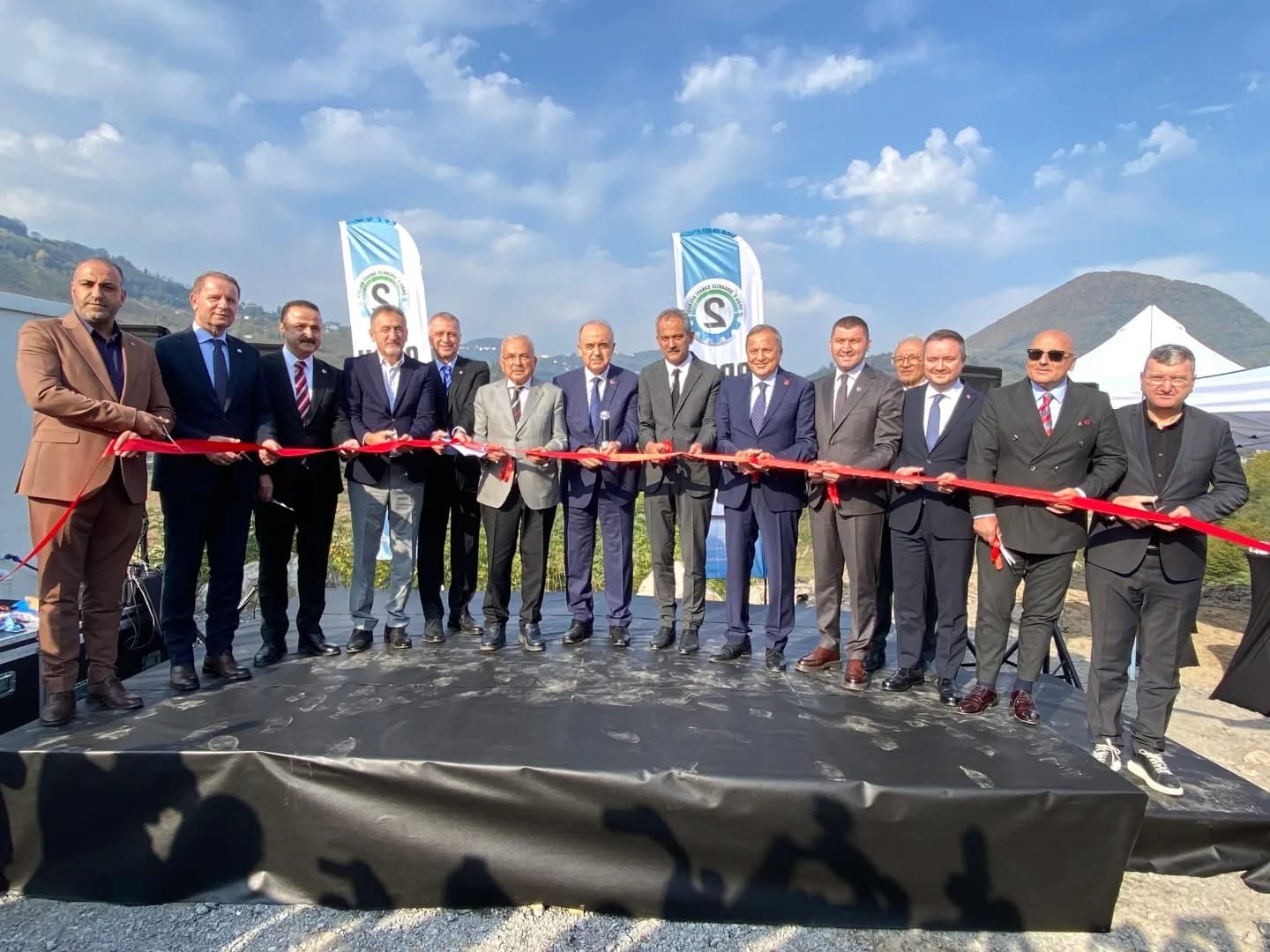 ORDU 2. ORGANİZE SANAYİ BÖLGESİNİN ALTYAPI TEMEL ATMA TÖRENİ YAPILDI.