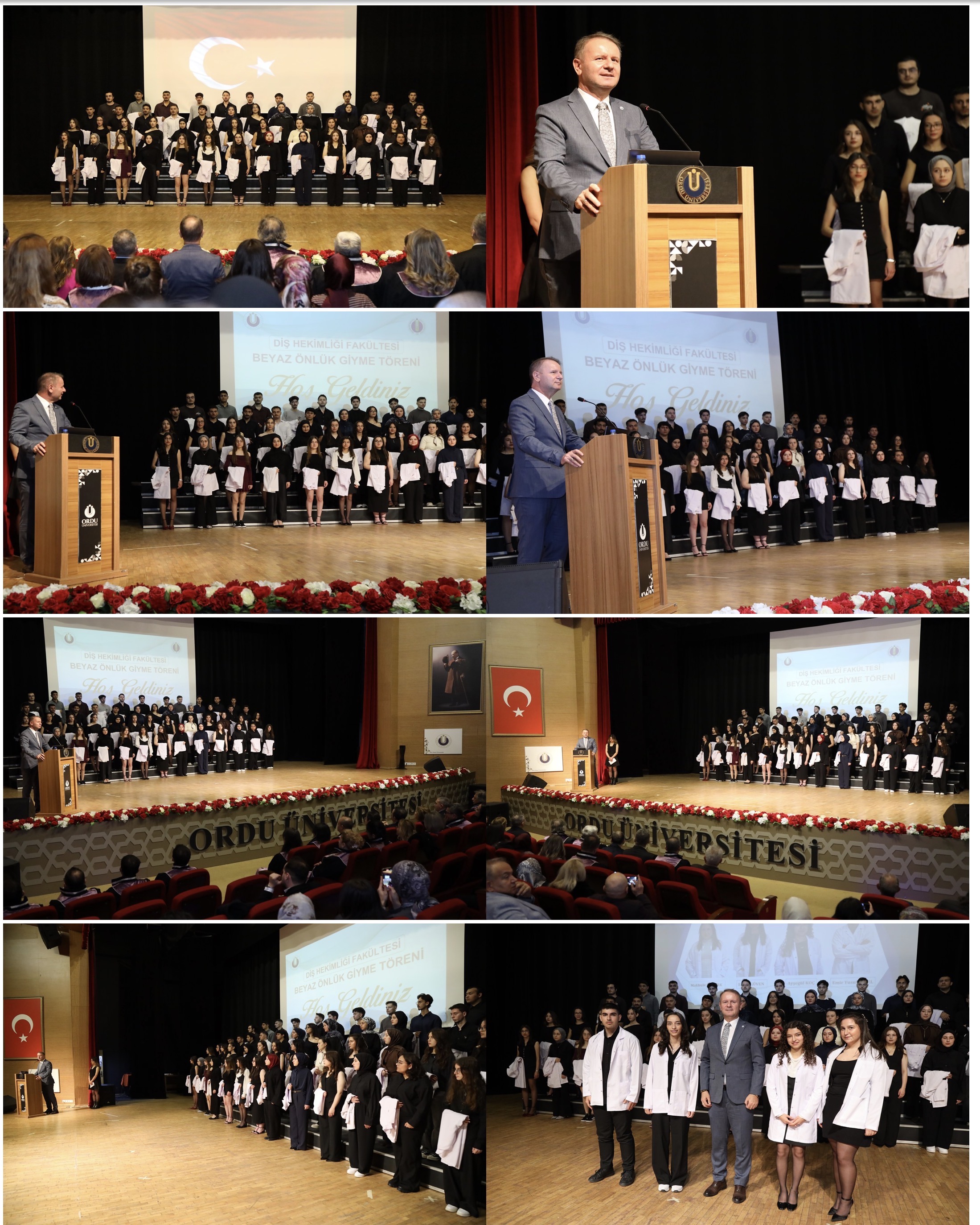 DİŞ HEKİMLİĞİ ÖĞRENCİLERİ BEYAZ ÖNLÜKLERİNİ GİYDİ