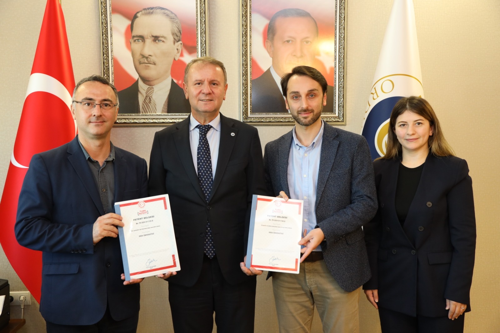 ORDU ÜNİVERSİTESİ İNOVASYON ALANINDA : İKİ YENİLİKÇİ BULUŞ İLE PATENT ALDI