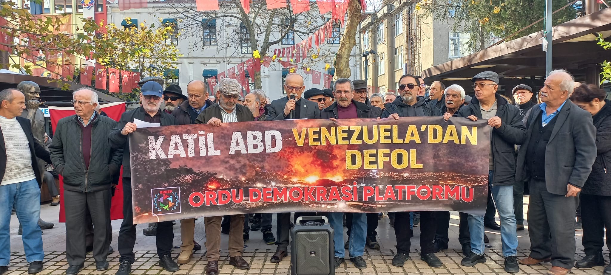 ORDU’DA ABD PROTESTO EDİLDİ