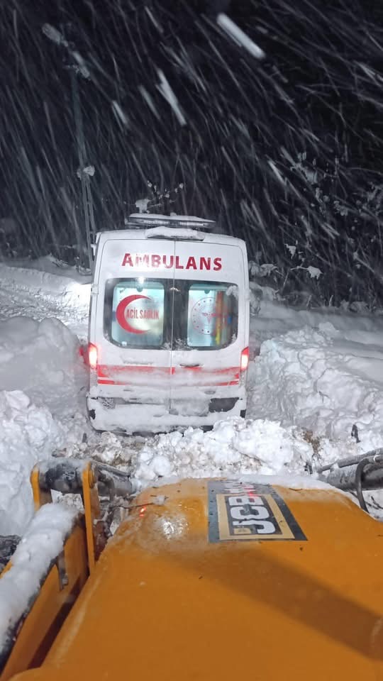 ORDU’NUN YÜKSEKLERİNDE  KAR KALINLIĞI 2 METREYE ULAŞTI
