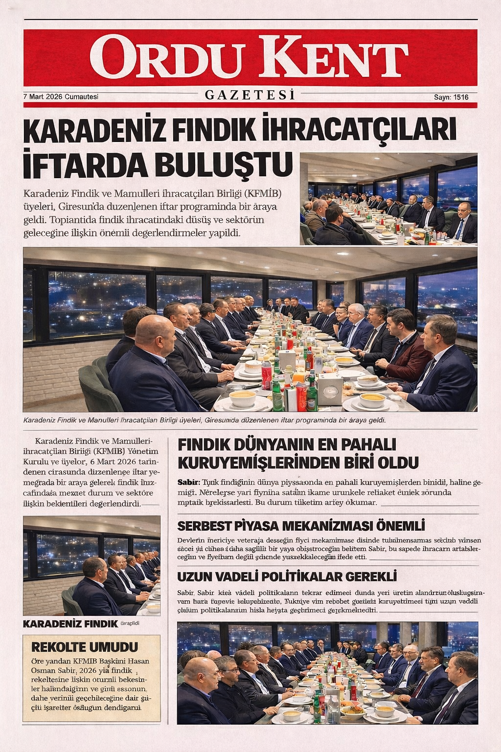 “FINDIK DÜNYANIN EN PAHALI KURUYEMİŞLERİNDEN BİRİ OLDU”