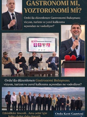 MİLLETİN BÜTÇESİYLE KİŞİSEL KARİYER TİYATROSU: GASTRONOMİ DEĞİL, SİYASİ TASARIM!