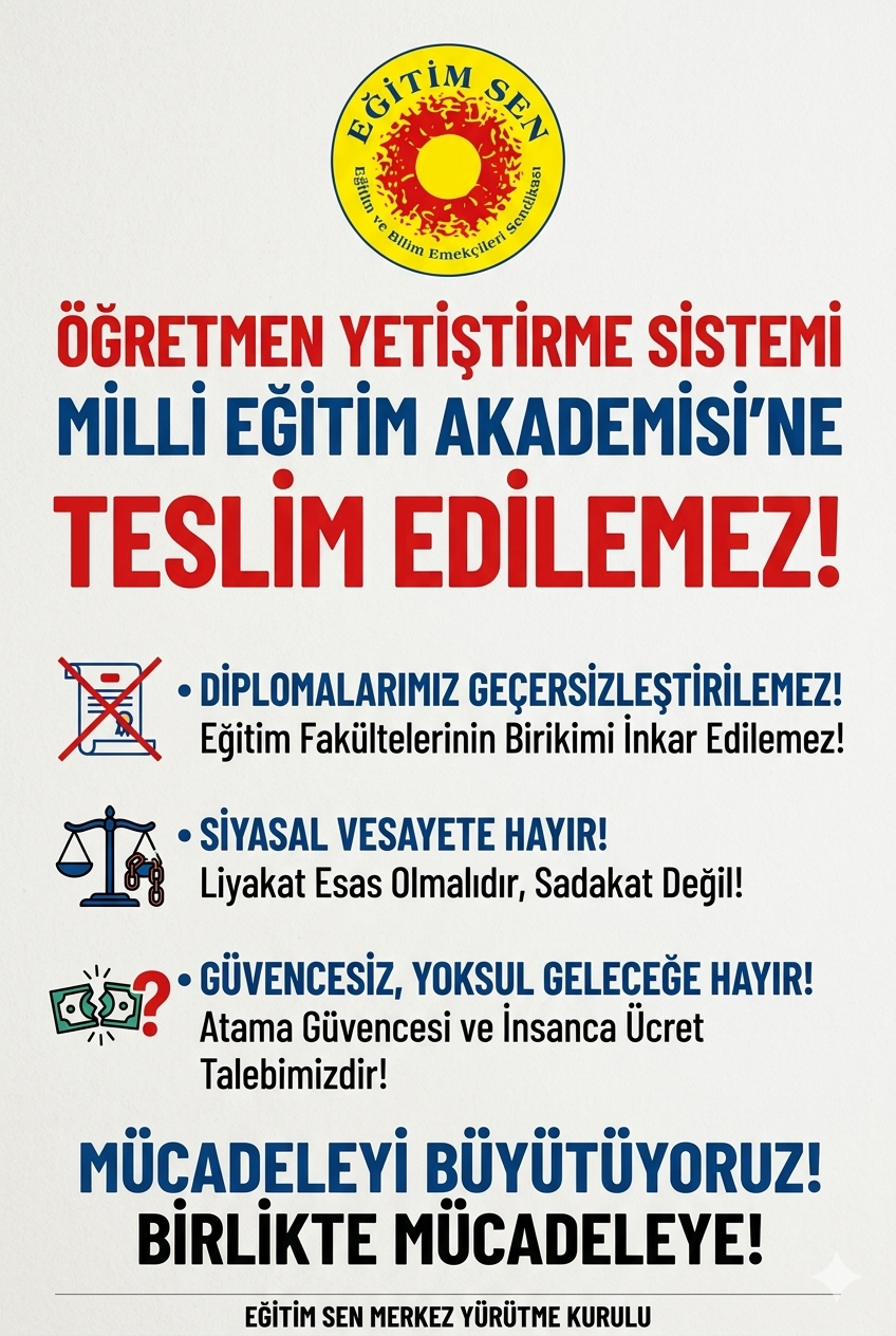 "Öğretmen yetiştirme sistemi tasfiye ediliyor"