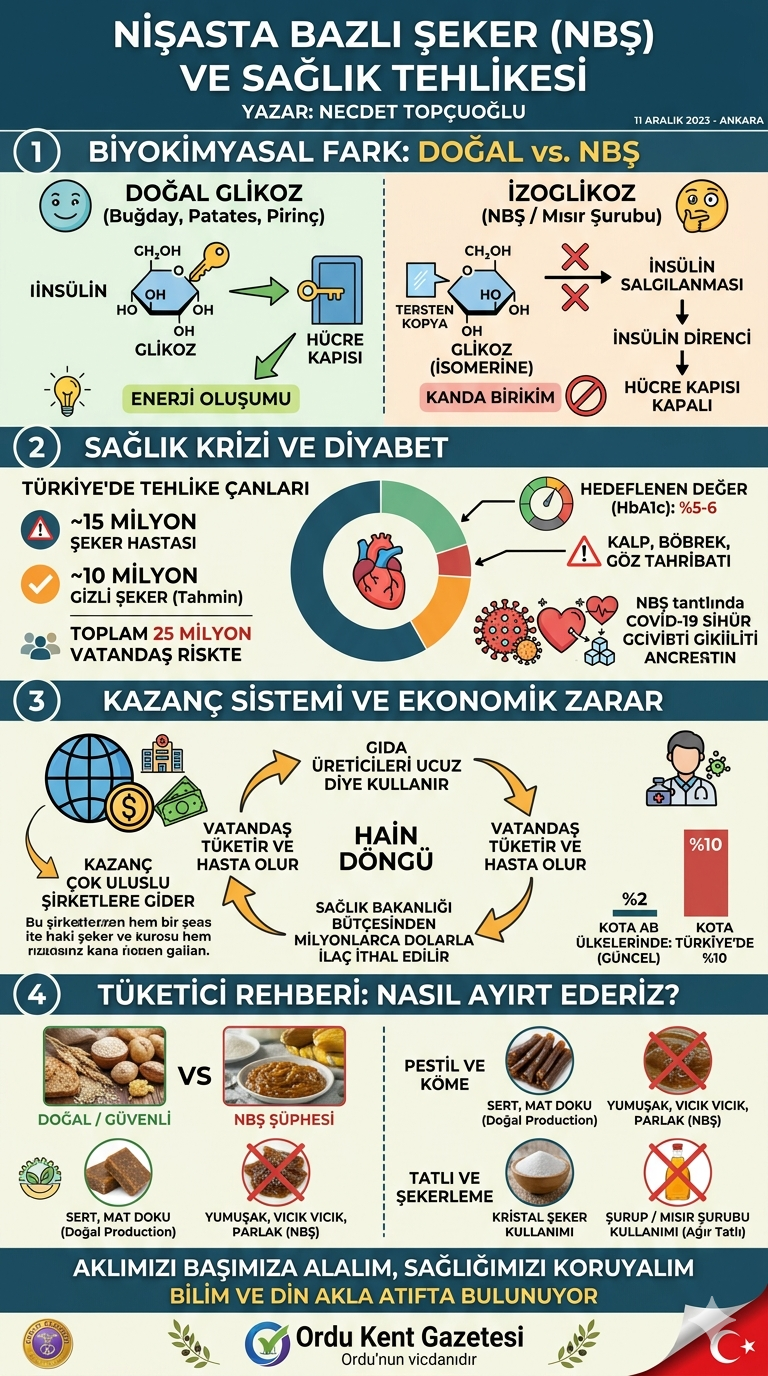 NİŞASTA BAZLI ŞEKER TEHLİKESİ