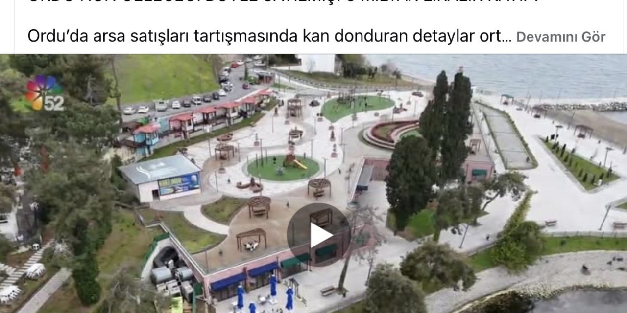 Bir tane arsa satmadım diyordu Sayın Enver Yılmaz !