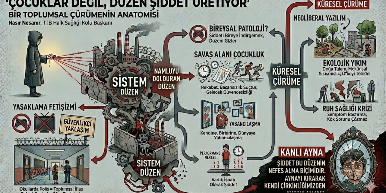 ÇOCUKLAR DEĞİL, DÜZEN ŞİDDET ÜRETİYOR: BİR TOPLUMSAL ÇÜRÜMENİN ANATOMİSİ*