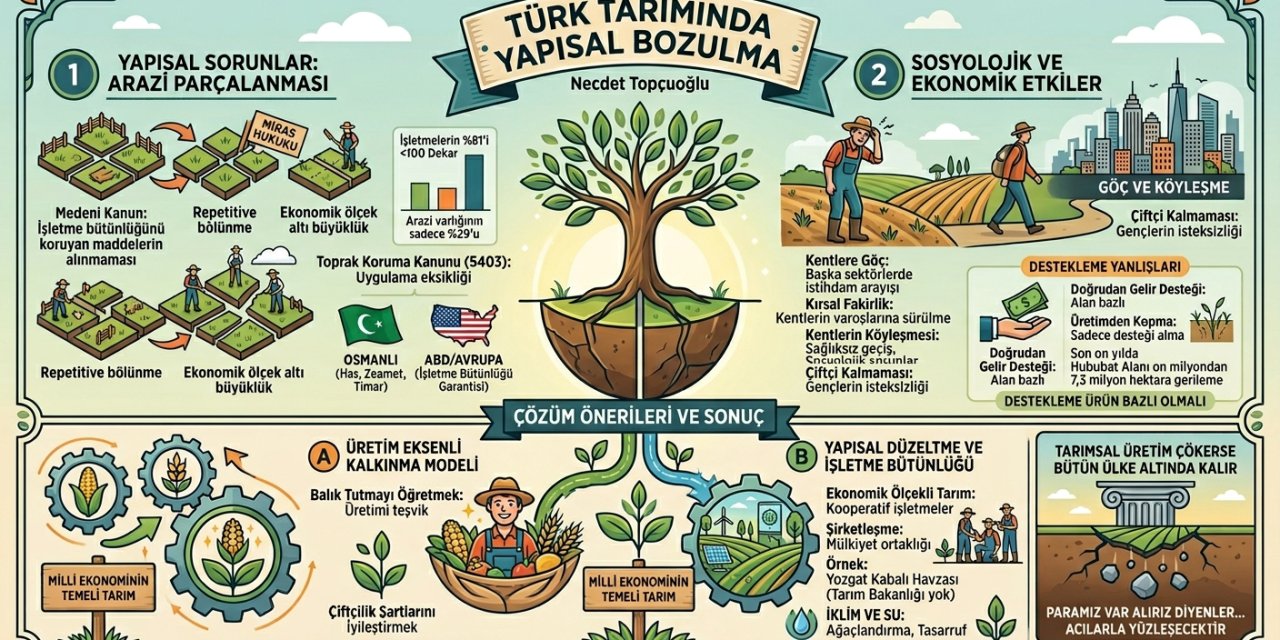 NECDET TOPÇUOĞLU:TÜRK TARIMINDA YAPISAL BOZULMA