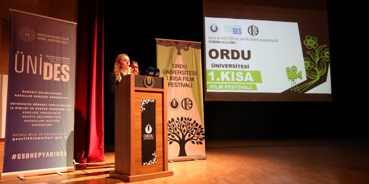 ORDU ÜNİVERSİTESİNİN İLK KISA FİLM FESTİVALİ GERÇEKLEŞTİRİLDİ