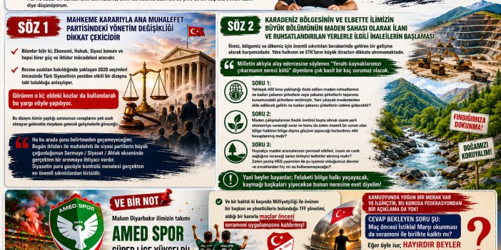 AV. TEVFIK KARABULUT:GUNE BİR KAC SOZ
