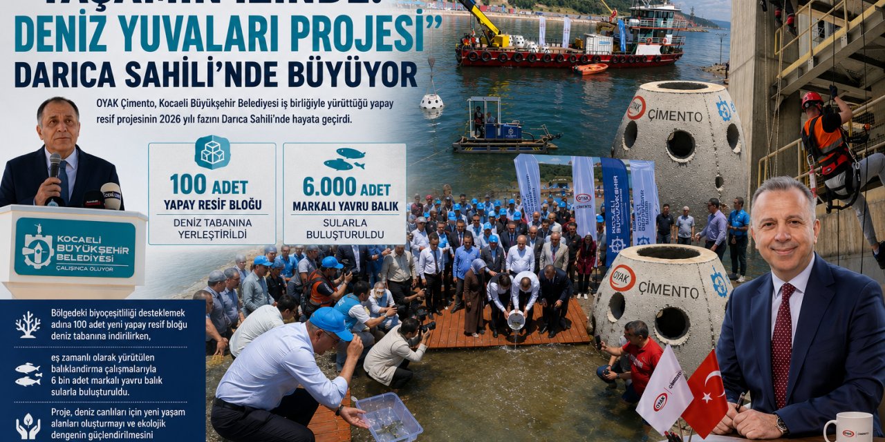 “YAŞAMIN İZİNDE: DENİZ YUVALARI PROJESİ” DARICA SAHİLİ’NDE BÜYÜYOR
