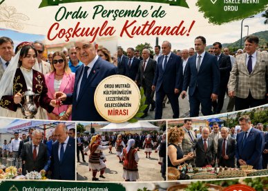 “BİR SOFRADA MİRAS” TEMASIYLA ORDU’NUN LEZZETLERİ TANITILDI
