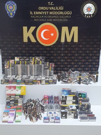 ORDU EMNİYETİNDEN KAÇAKÇILARA GEÇİT YOK: FATSA'DA OPERASYON