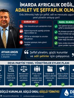 "İMARDA AYRICALIK DEĞİL, ADALET VE ŞEFFAFLIK OLMALIDIR"