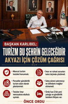KARLIBEL’DEN AKYAZI SAHİLİ İÇİN KALICI ÇÖZÜM ÇAĞRISI