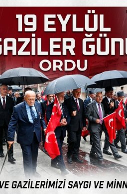 ORDU’DAN TÜRKİYE'YE VEFA DERSİ: KAHRAMANLARIMIZLA KARDEŞLİK YÜRÜYÜŞÜ