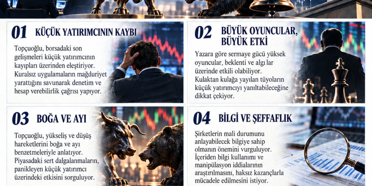 NECDET TOPÇUOĞLU YAZDI BORSA VURGUNU