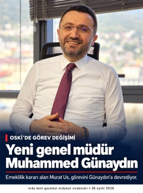 OSKİ’NİN YENİ GENEL MÜDÜRÜ MUHAMMED GÜNAYDIN