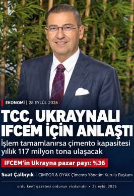 TCC GROUP HOLDİNGS, UKRAYNALI IFCEM’İ SATIN ALMAK İÇİN ANLAŞMAYA VARDI