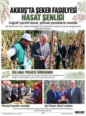 AKKUŞ’TA HASAT ŞENLİĞİ: ÜRETİCİDEN SULAMA TALEBİ, GÜLER’DEN “PROJE HAZIR” AÇIKLAMASI