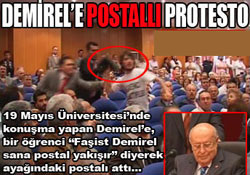 Demirel'e postallı protesto