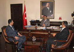 AKP'den Vali Kaban'a ziyaret