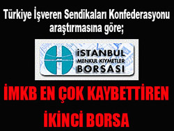 İMKB en çok kaybettiren ikinci borsa