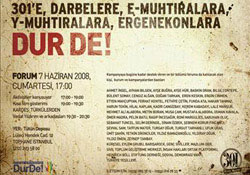 "Irkçılığa ve Milliyetçiliğe dur de"